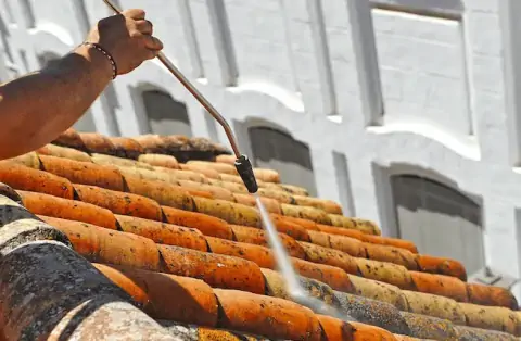 Nettoyage de toitures - Poincy